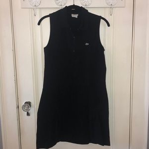 Black Lacoste Tennis Dress